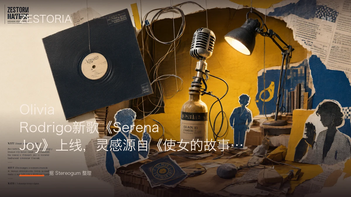 Olivia Rodrigo新歌《Serena Joy》上线，灵感源自《使女的故事》