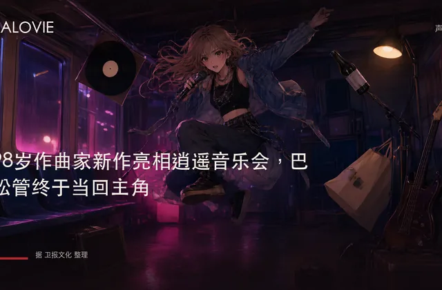 98岁作曲家新作亮相逍遥音乐会，巴松管终于当回主角