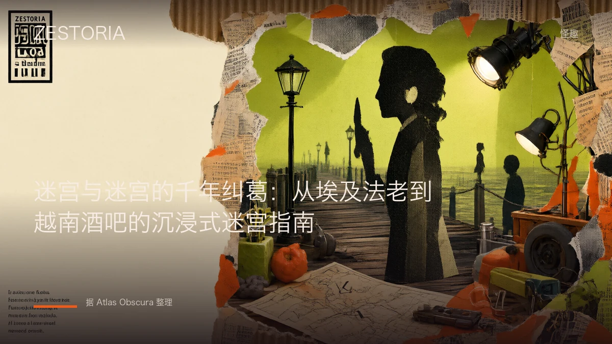 迷宫与迷宫的千年纠葛：从埃及法老到越南酒吧的沉浸式迷宫指南