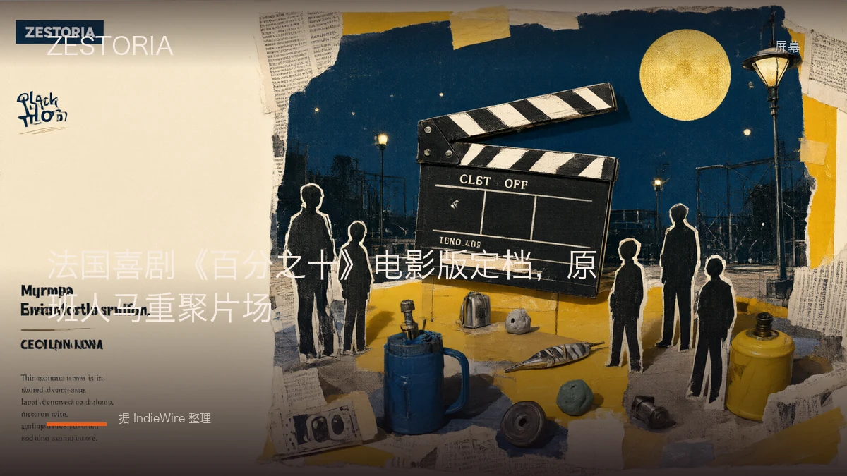 法国喜剧《百分之十》电影版定档，原班人马重聚片场