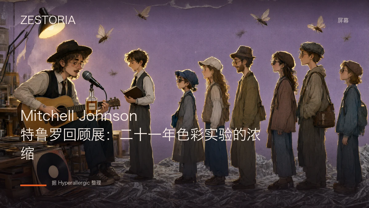 Mitchell Johnson 特鲁罗回顾展：二十一年色彩实验的浓缩